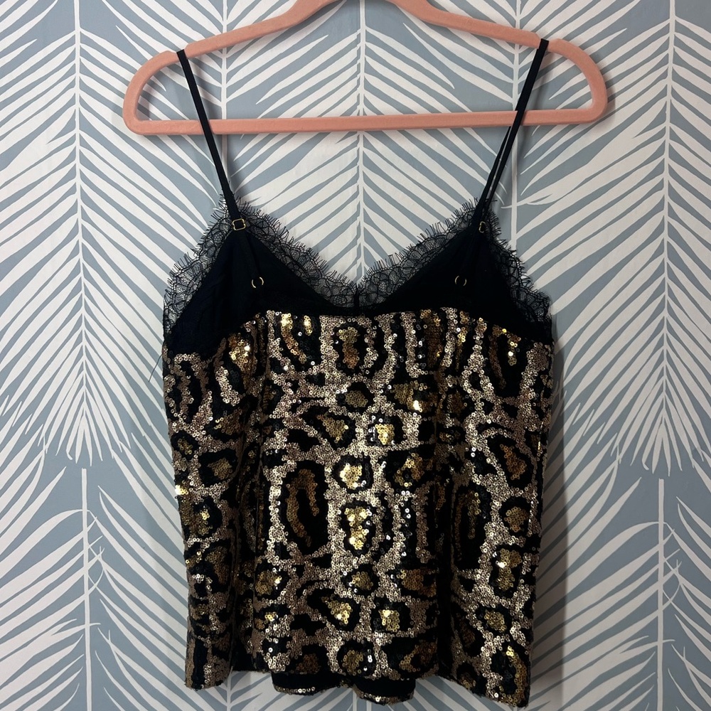 Leopard sequin cami - Picture 2 of 6